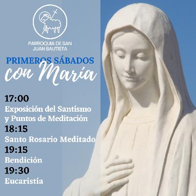 Retiro del Primer Sábado de mes en la escuela del Corazón Inmaculado de María.