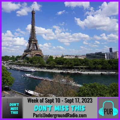 Week of September 10 - September 16, 2023 Week of September 10 - September 16, 2023