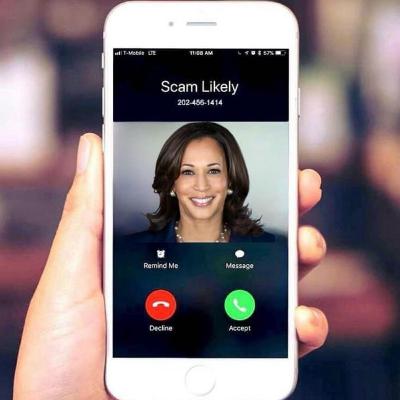 "DON'T:  Act Like / Pull a / Vote For  Commiela Harris"