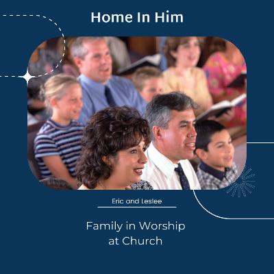 Family in Worship at Church Family in Worship at Church