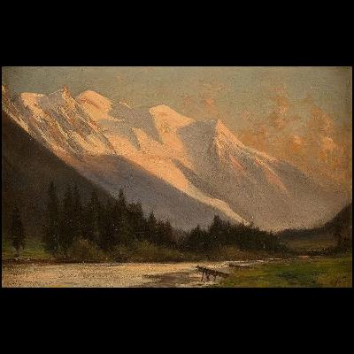 Matière à penser : Gabriel Loppé, peintre de la montagne
