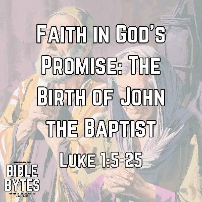 Faith in God’s Promise: The Birth of John the Baptist Faith in God’s Promise: The Birth of John the Baptist