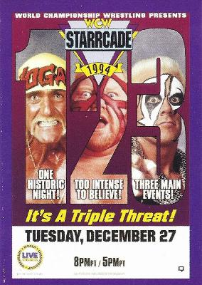 Charged Shot Slam-Along: WCW Starrcade 1994 Charged Shot Slam-Along: WCW Starrcade 1994
