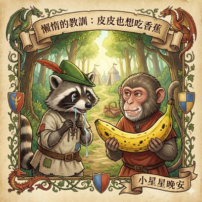 品格故事快樂充電站-1-3-1皮皮也想吃香蕉-上