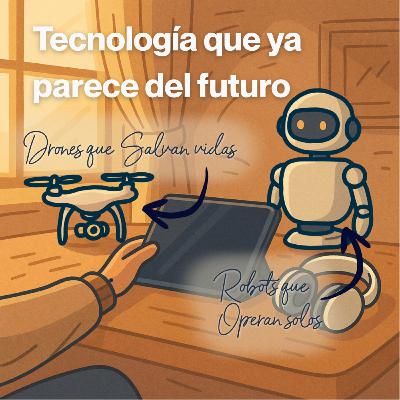 Tecnología que ya parece del futuro: drones que salvan vidas y robots que operan solos