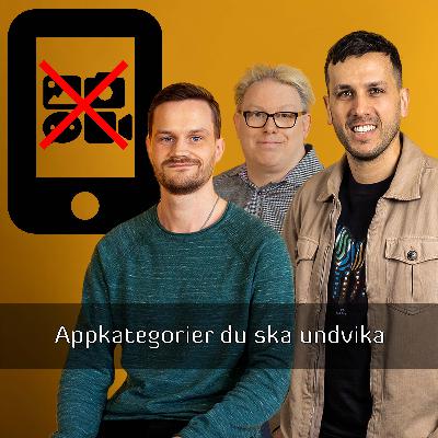Appkategorier som du ska undvika