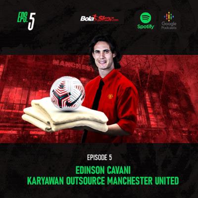 Edinson Cavani Karyawan Outsource Manchester United