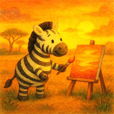 Belonging – The Zebra Who Painted with Her Stripes Belonging – The Zebra Who Painted with Her Stripes