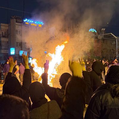 We hear from an eyewitness to the protests in Iran