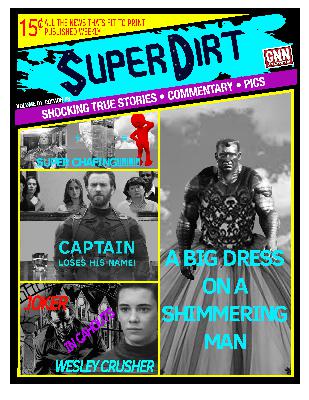 A Big Dress on a Shimmering Man