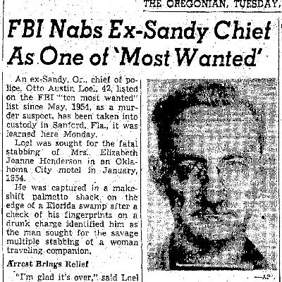 Town’s police chief was later executed for murder Town’s police chief was later executed for murder