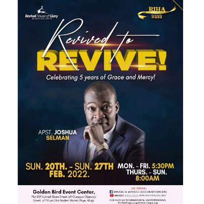 EXPERIENCING PERSONAL REVIVAL (RIHA-IC 2022, ABUJA) WITH APOSTLE JOSHUA SELMAN 24.02.2022