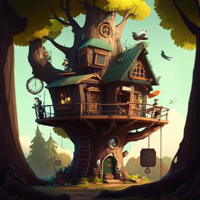 The Whimsywood Time-Traveling Treehouse The Whimsywood Time-Traveling Treehouse