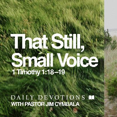 Daily Devotional | That Still, Small Voice | 1 Timothy 1:18–19 | Pastor Jim Cymbala
