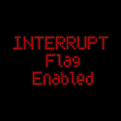 0x00 - فلگ وقفه فعال شد