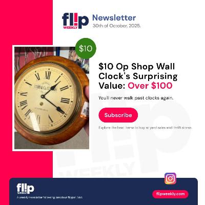 $10 Op Shop Wall Clock's Surprising Value: Over $100