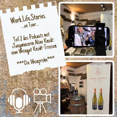 20. Die Weinprobe. Teil 2 des Podcasts mit Winzerin Aline Knodt vom Weingut Knodt-Trossen. 20. Die Weinprobe. Teil 2 des Podcasts mit Winzerin Aline Knodt vom Weingut Knodt-Trossen.
