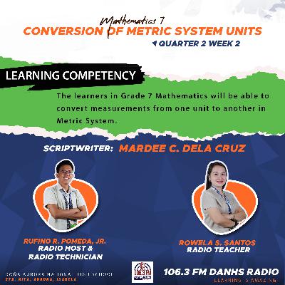 Math 7 - Conversion of Metric System Units