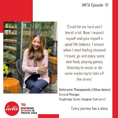 IWTA speaks with Nattareutai Thanapoomikul (Khun Aimmy) General Manager Staybridge Suites Bangkok Sukhumvit IWTA speaks with Nattareutai Thanapoomikul (Khun Aimmy) General Manager Staybridge Suites Bangkok Sukhumvit