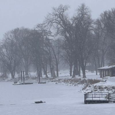 Ice fishing and deer hunting