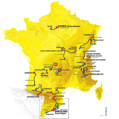 #TDF2026 – Strecken-Analyse: Der Parcours der Tour de France 2026