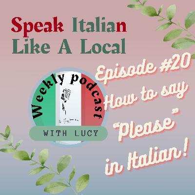 How to say Please in Italian