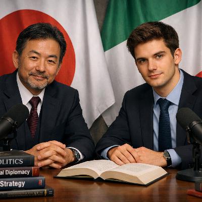 Japanese teacher & Italian student talking his dream, hobbies
