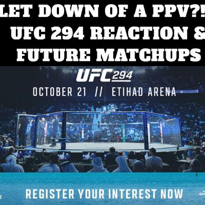 NO MORE ABU DHABI | UFC 294 Recap & Reaction | MMA Degens Ep. 15