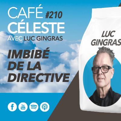 CAFÉ CÉLESTE 210 | Imbibé de la directive | Luc Gingras