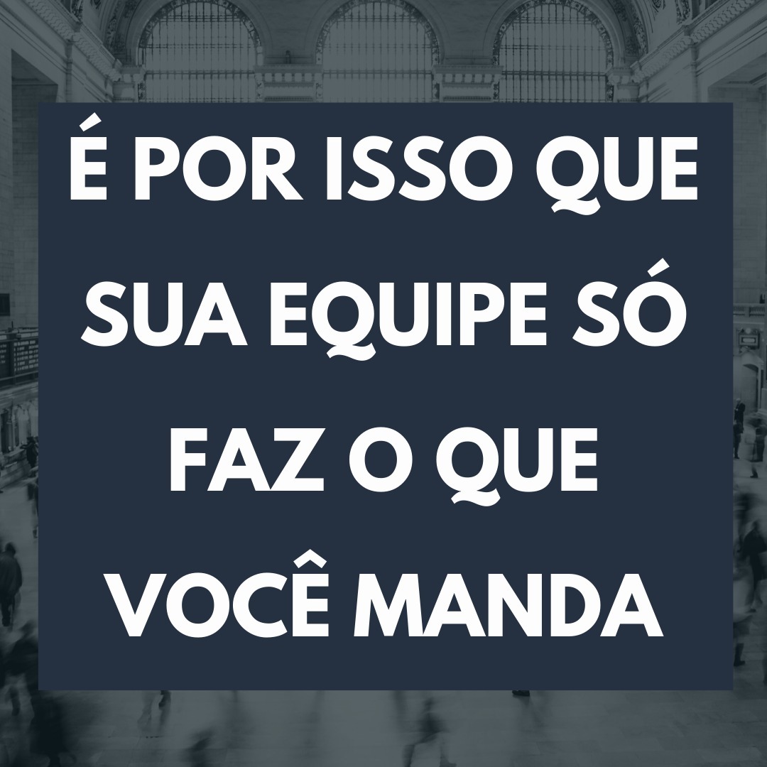 É por isso que sua equipe só faz o que você manda episode artwork
