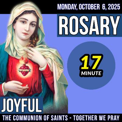 TODAY'S ROSARY for MONDAY, OCTOBER 6, 2025  - Joyful Mysteries