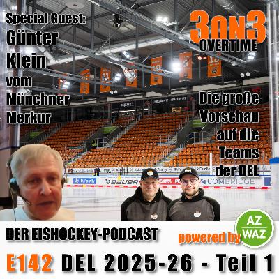 3on3-S07-02 - E142 - DEL 2025-26 - Teil 1 - Die DEL Teams