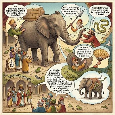 The Giant and the Four Wise Men | Little Sleepy Tales