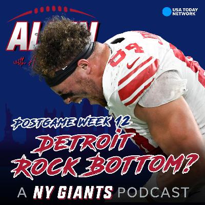 Post Game Report Week 12: It's Detroit Rock Bottom for Giants in OT