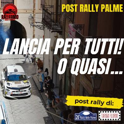 Comincia il trofeo Lancia, ma non per tutti! Rally delle Palme: Un secondo posto che sa di vittoria! Comincia il trofeo Lancia, ma non per tutti! Rally delle Palme: Un secondo posto che sa di vittoria!