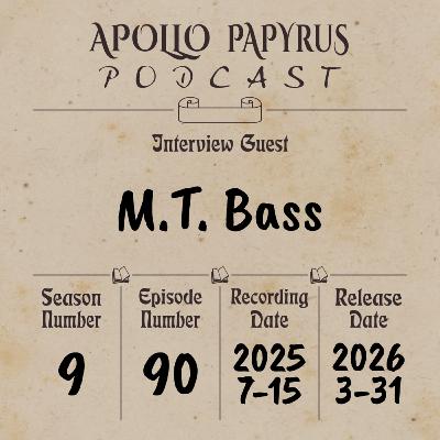 Adventure and Thriller Fiction Writing with M.T. Bass
