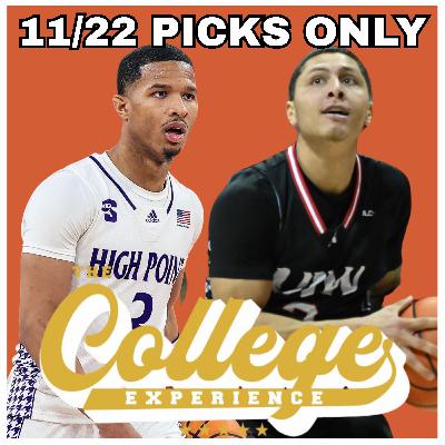 College Basketball PICKS ONLY - Saturday, November 22nd | TCE Trims (Ep. 996)