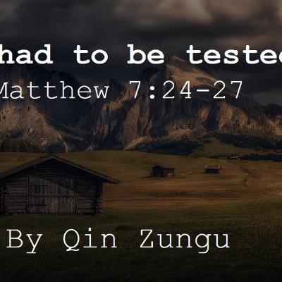 'It had to be tested' By Qin Zungu on 13 Oct 2024 at His People Church
