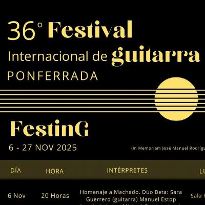 María José Cordero organizadora del Festival Internacional de Guitarra de Ponferrada nos habló de la edición de este año María José Cordero organizadora del Festival Internacional de Guitarra de Ponferrada nos habló de la edición de este año