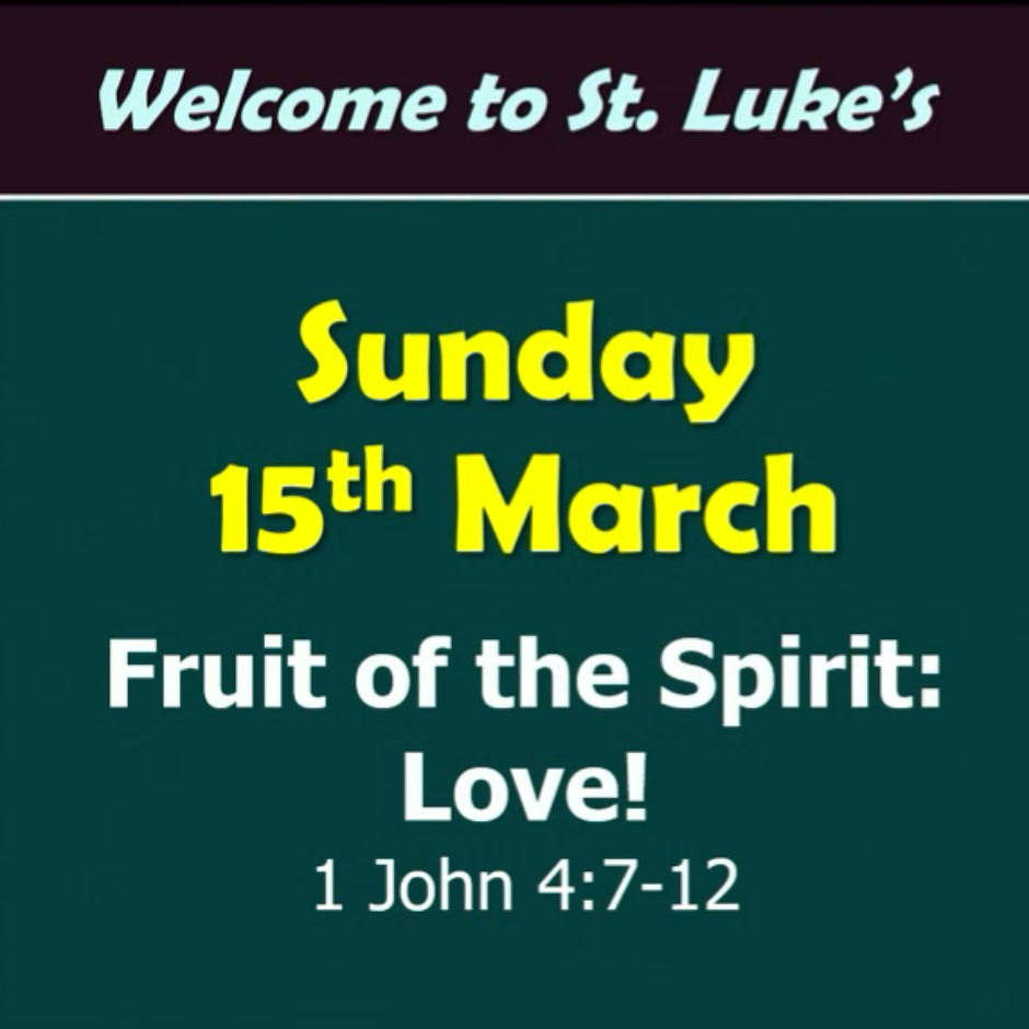 Love (1 John 4:7-12)
