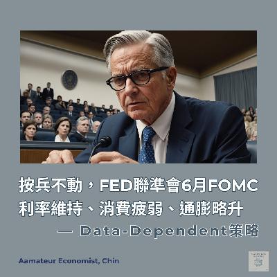 EP36 | 按兵不動,FED 聯準會 6 月FOMC—利率維持、消費疲弱 與 Data-Dependent策略 EP36 | 按兵不動,FED 聯準會 6 月FOMC—利率維持、消費疲弱 與 Data-Dependent策略
