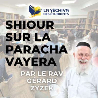 Shiour sur la Paracha Vayera