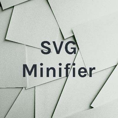 Optimise SVG files for use online