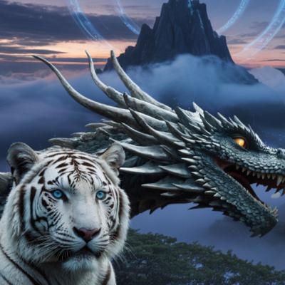 🐉 La Magie du Dragon et de la Tigresse - Une Histoire Romantique pour un Sommeil Enchanteur 🌙🐅