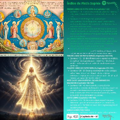 #451 LA PISTIS SOPHIA #Día20 | Capítulo 84 - 87