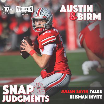 Snap Judgments: How Julian Sayin is balancing Heisman trip, bounce-back prep for Ohio State in CFP Snap Judgments: How Julian Sayin is balancing Heisman trip, bounce-back prep for Ohio State in CFP