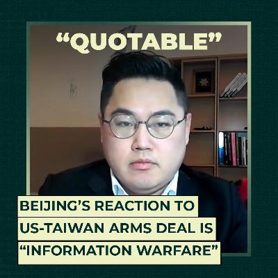 Beijing’s reaction to US-Taiwan arms deal is “information warfare” Beijing’s reaction to US-Taiwan arms deal is “information warfare”