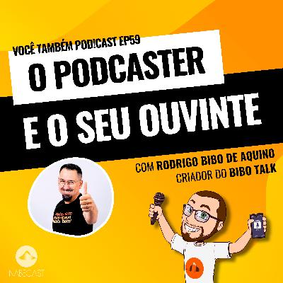 O podcaster e o seu ouvinte.