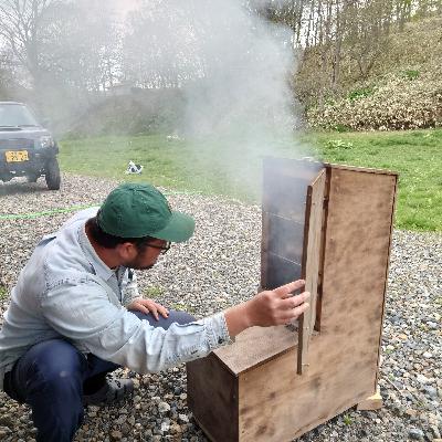 #19　岩盤浴と燻製作り