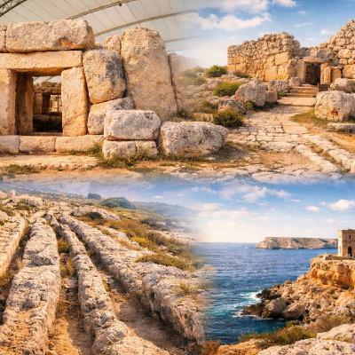 Ġgantija, Ħaġar Qim och de märkliga cart ruts - smakprov